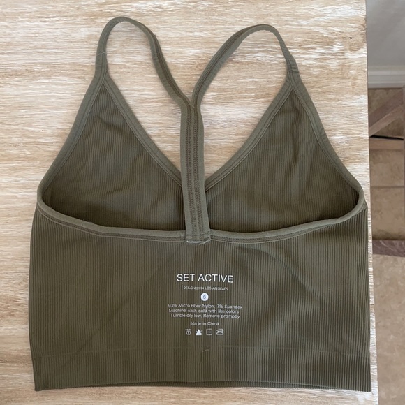 SET Active Ribbed V and Leggings Set - Picture 11 of 11